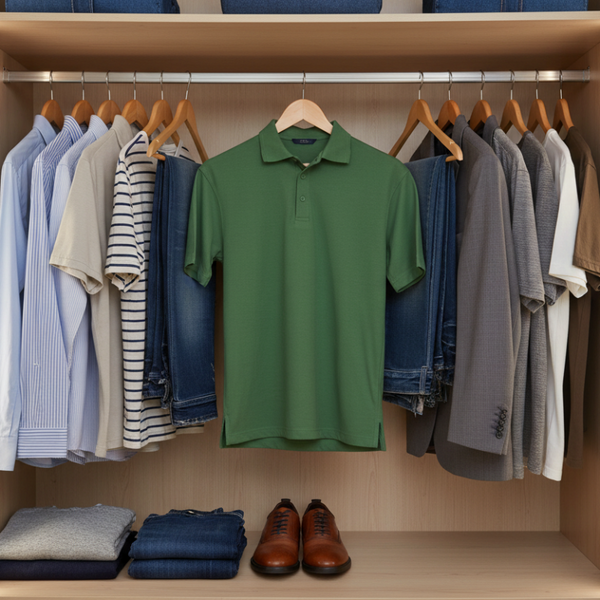 Mens Polo Top Shirt Plain Casual Short Sleeve Pique Knit Basic Upf Apple Green 5Xl Casual Shirts