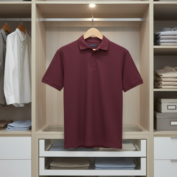 Mens Polo Top Shirt Plain Casual Short Sleeve Pique Knit Basic Upf Rated T Shirts