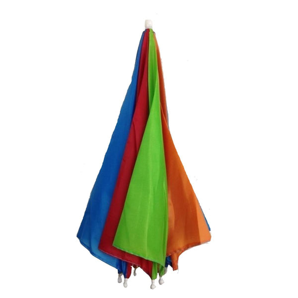 Br Costumes 2X Rainbow Umbrella Hat Beach Sun Cap Camping Fishing Hats