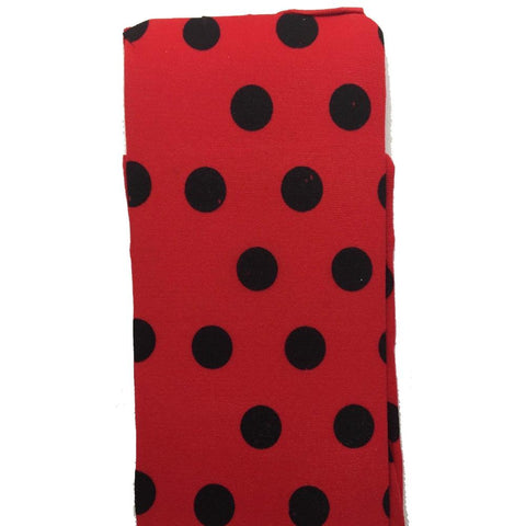 Br Costumes Stay Up Over The Knee Socks Stockings Hosiery Party Ladybug Polka (Red/Black) Footwear