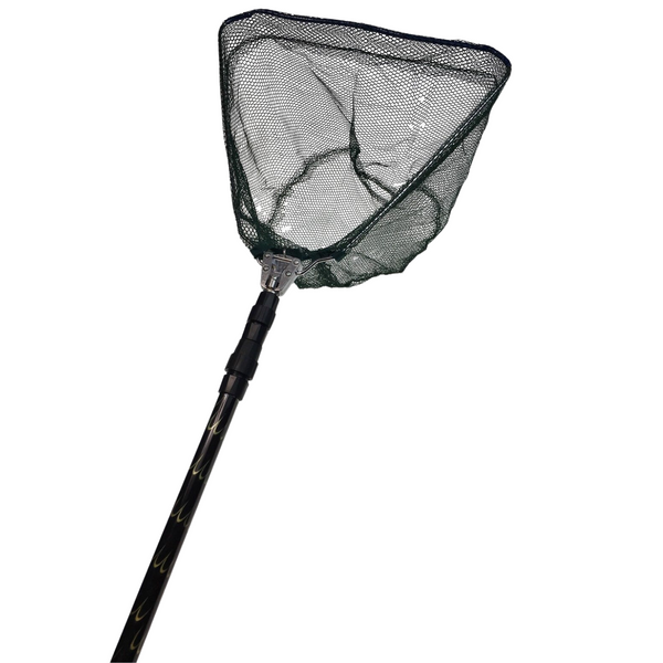 Br Outdoor Telescopic Fishing Landing Net Rod Adjustable Foldable Pole Catch & Release Nets