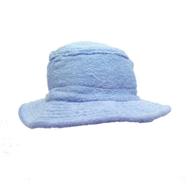 Br Apparel Terry Towelling Bucket Hat Daggy Fishing Camping Lad Cap Retro 100% Cotton Sky Blue Xxl Hats & Headwear