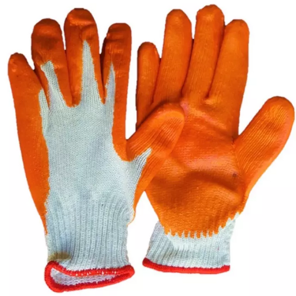Work Gloves General Purpose Safety Rubber Grip Non Slip Coated Protective Gloves