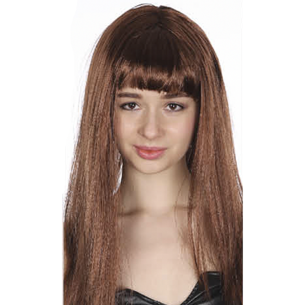 Br Costumes Long Wig Straight Party Hair Fringe Cosplay Fancy Dress 70Cm Womens Wigs Facial Hair