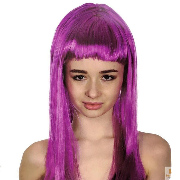 Br Costumes Long Wig Straight Party Hair Fringe Cosplay Fancy Dress 70Cm Womens Wigs Facial Hair