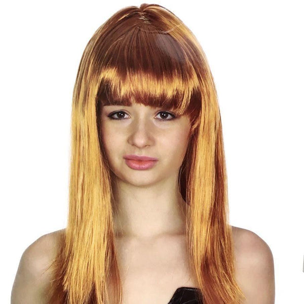 Br Costumes Long Wig Straight Party Hair Fringe Cosplay Fancy Dress 70Cm Womens Wigs Facial Hair