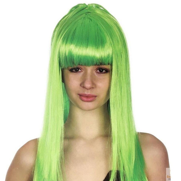 Br Costumes Long Wig Straight Party Hair Fringe Cosplay Fancy Dress 70Cm Womens Wigs Facial Hair