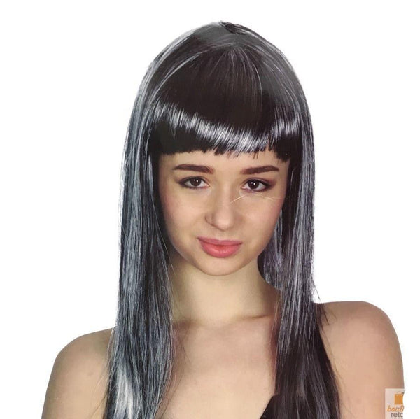 Br Costumes Long Wig Straight Party Hair Fringe Cosplay Fancy Dress 70Cm Womens Wigs Facial Hair