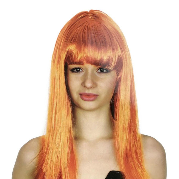 Br Costumes Long Wig Straight Party Hair Fringe Cosplay Fancy Dress 70Cm Womens Wigs Facial Hair