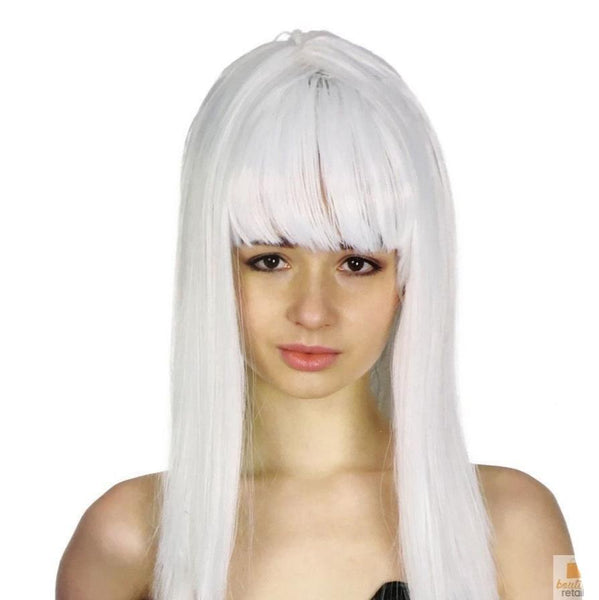 Br Costumes Long Wig Straight Party Hair Fringe Cosplay Fancy Dress 70Cm Womens Wigs Facial Hair