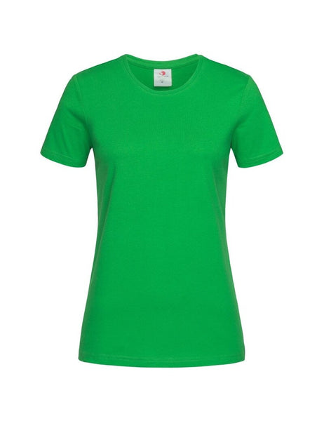 Womens Plain Ladies T Shirt 100% Cotton Basic Tee Casual Top Size 6 Tops