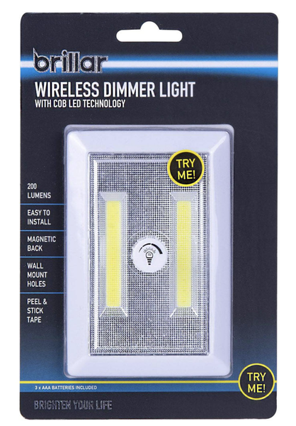 Brillar Wireless Dimmer Light With Cob Led Technology White Night Lights