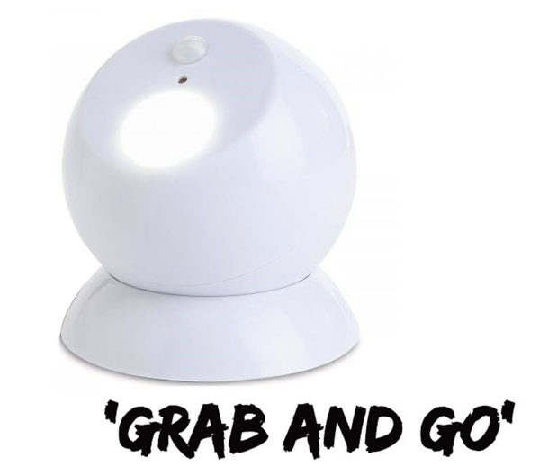 Brillar Motion Activated Swivel Ball Light White Lighting Accessories