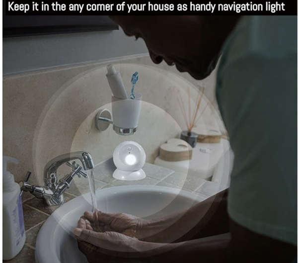 Brillar Motion Activated Swivel Ball Light White Lighting Accessories