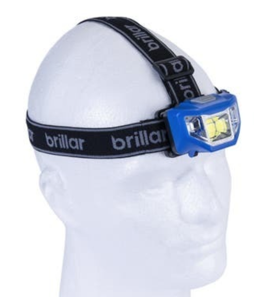 5 Mode Headlamp Cob Led Technology Wide Beam Light Adjustable Headband 90 Degree Running Head Torches