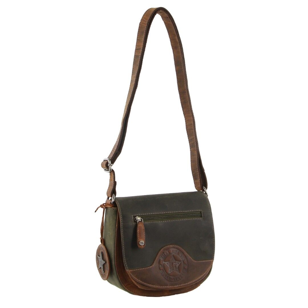 Billy The Kid Ladies Olive Leather Crossbody Womens Western Bag Women's Bags & Handbags