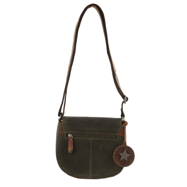 Billy The Kid Ladies Olive Leather Crossbody Womens Western Bag Women's Bags & Handbags