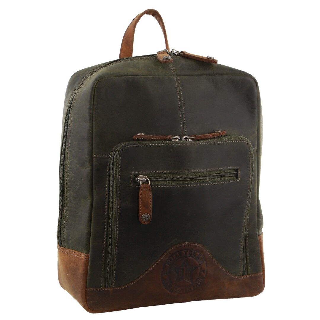 Billy The Kid Olive Leather Western Backpack Bag Bags