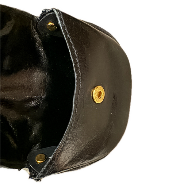 Milleni Genuine Leather Coin Purse Holder Wallet With Belt Loop Black Wallets