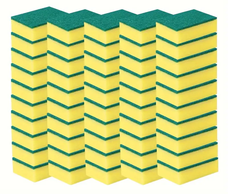 Kwik Life 36X Scourer Sponges Strong Commercial Grade Regular Duty 15X10x3cm Bulk Sponges & Scourers