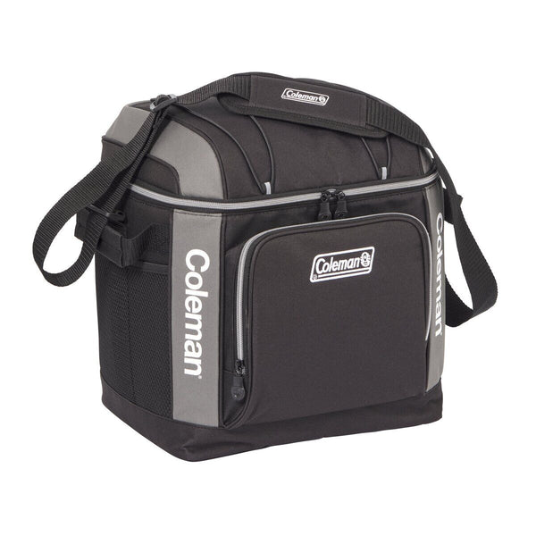 Coleman 30 Can Soft Cooler Insulated Outdoor Camping Picnic Bag Black Ice Chests & Coolers