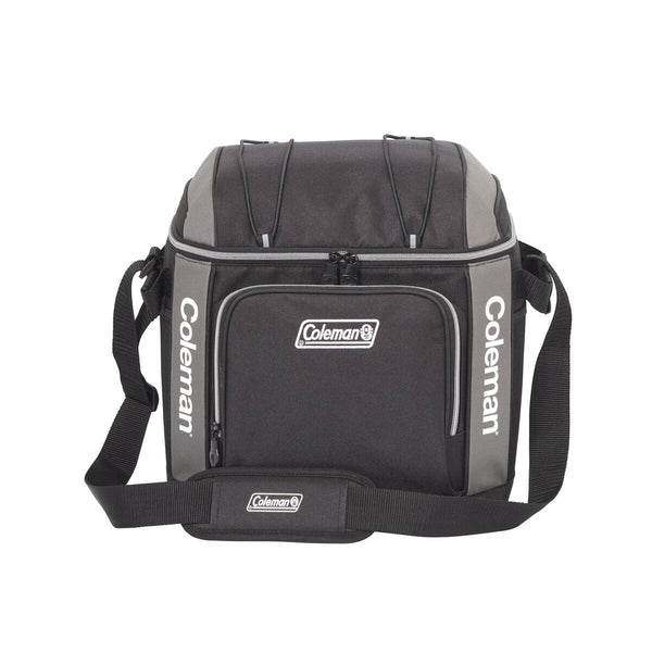 Coleman 30 Can Soft Cooler Insulated Outdoor Camping Picnic Bag Black Ice Chests & Coolers