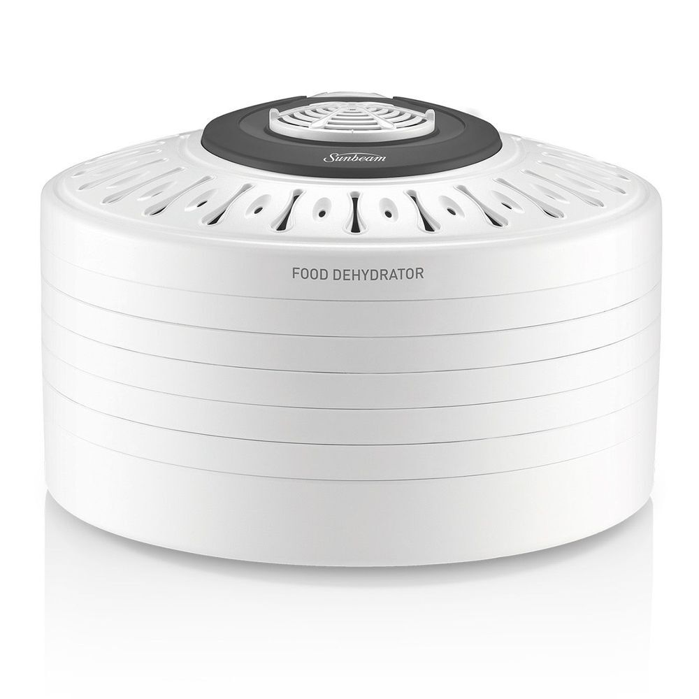 Sunbeam Dt5600 Food Dehydrator Stackable Drying Racks With Fruit Roll Tray Dehydrators