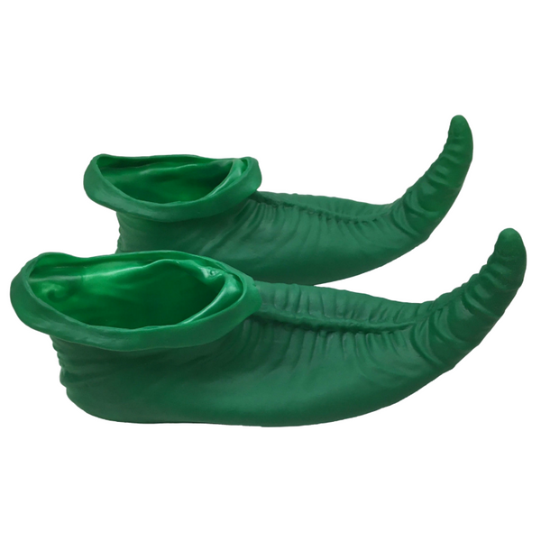 Br Costumes Elf Shoes Christmas Elves Latex Dress Up Party Xmas St Patricks Day Boots Green Footwear