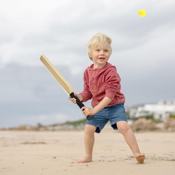 Kids Soft Foam Sturdy Cricket Bat & Ball Set 58Cm Backyard Beach Sports Toy Kit Cricket Training Aids