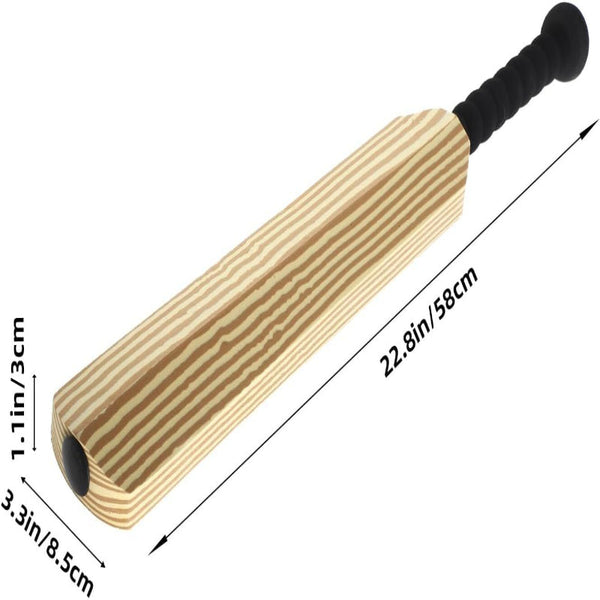 Kids Soft Foam Sturdy Cricket Bat & Ball Set 58Cm Backyard Beach Sports Toy Kit Cricket Training Aids