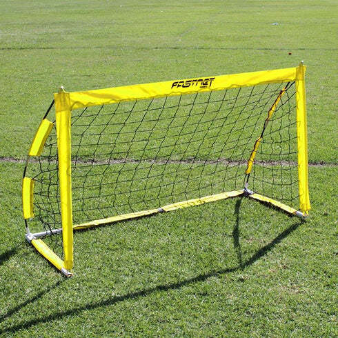 2X Summit Pop Up Fastnet Soccer Goal Futsal Football Portable Flexible 1.5M 0.9M Soccer Goals