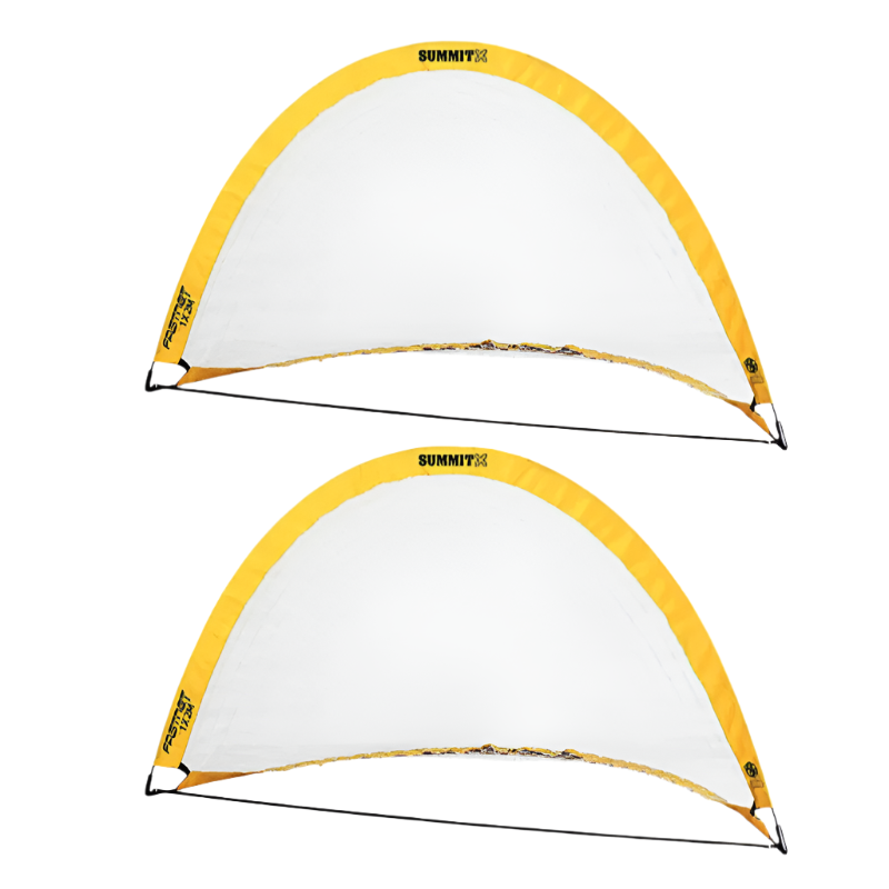 2X Pop Up Teardrop Advance Ffa Half Dome Training Football Soccer Goal 2Mx1m Soccer Goals