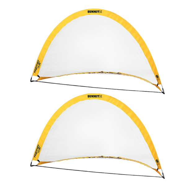 2X Pop Up Teardrop Advance Ffa Half Dome Training Football Soccer Goal 2Mx1m Soccer Goals