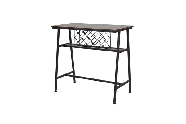 Viviendo Dining Table Bar With Wine Storage Rack Style Bar Tables