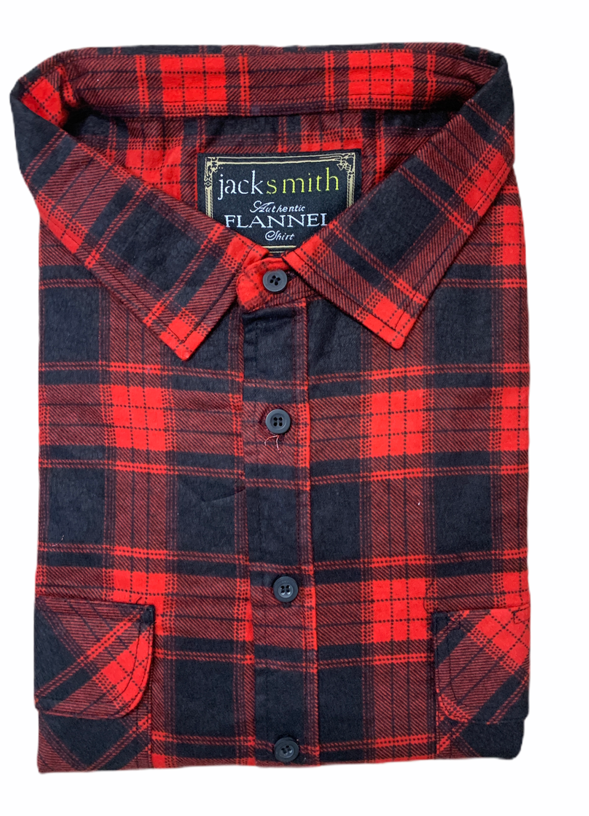 Br Apparel Mens Flannelette Long Sleeve Shirt 100% Cotton Authentic Half Placket Red Casual Shirts