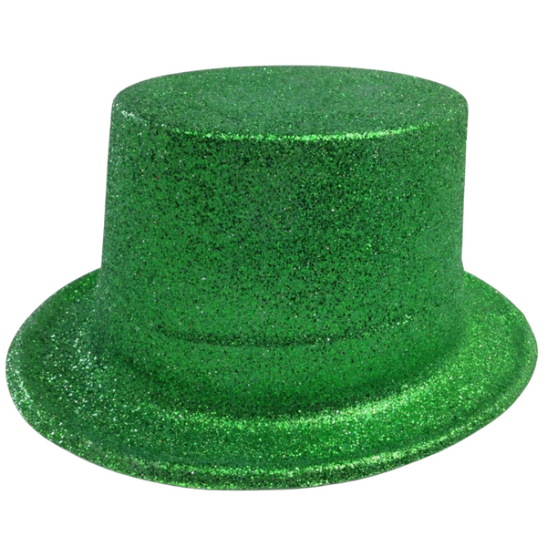 Br Costumes Glitter Top Hat Fancy Party Plastic Tall Cap Fun Dress Up Sparkle Hats