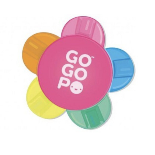 Gogopo 5 Colour Flower Highlighter Pens & Writing Instruments