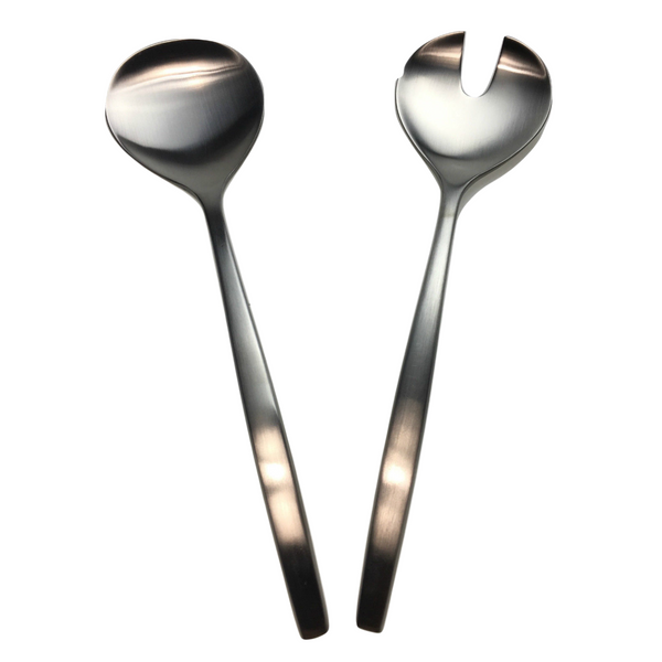 Grosvenor Chill 2 Salad Servers 18/10 Stainless Steel Spoon Fork Chill2ss Serving Utensils & Sets
