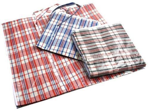 Br Apparel 10X Large Stripe Bag Packing Storage Zip Shopping Travel Check House Moving 65Cm 60Cm 25Cm Storage Bags