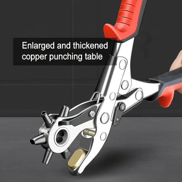 Br Apparel Multi Size Leather Belt Eyelet Hole Punch Puncher Plier Revolving Handcraft Tool Pliers
