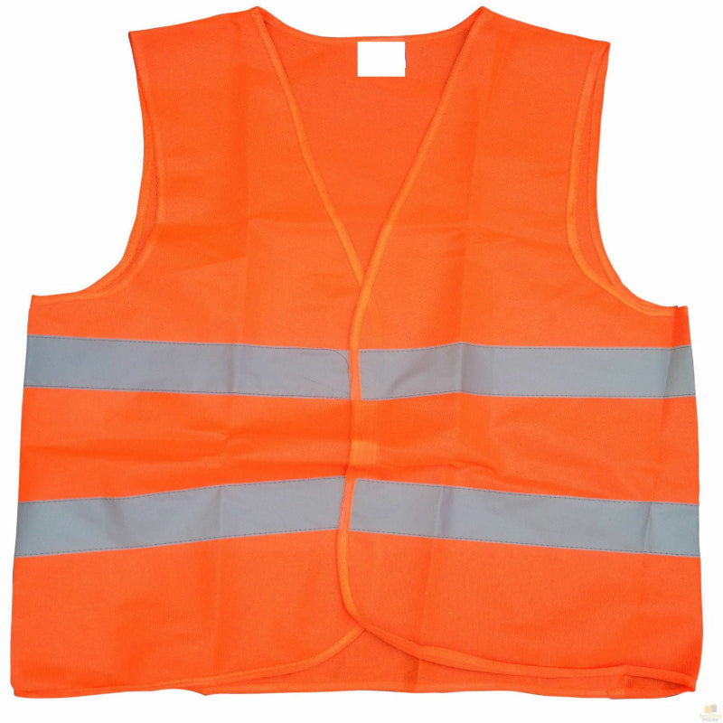 Br Apparel Hi Vis Safety Vest Reflective Tape Workwear Orange Night & Day Use Safety & Reflective Gear