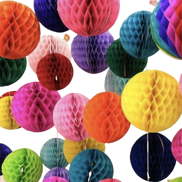 Br Costumes Honeycomb Ball Tissue Paper Lantern Decor Wedding Party Birthday Bulk Party Decorations