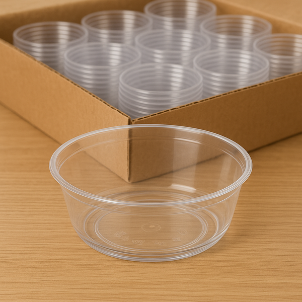 288X Premium Plastic Round Dessert Cups Bpa Free Extra Strong Bulk Clear Bowls