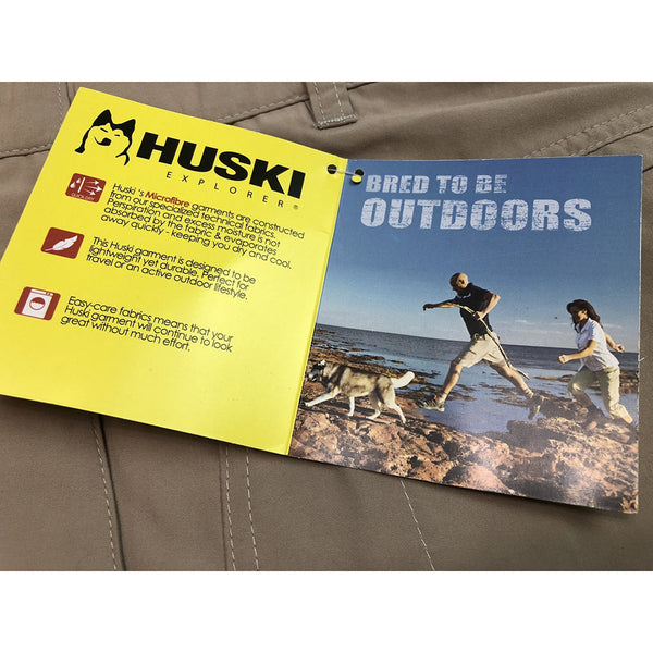 Huski Cargo Shorts Mens Cascade Microfibre Flexi Fit Army Military 515206 Clay 3Xl (107Cm Waist) Men's Shorts