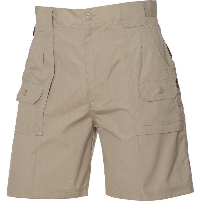 Huski Mens Cargo Shorts Work Casual Workwear Bone 4Xl (112Cm Waist) Men's Shorts