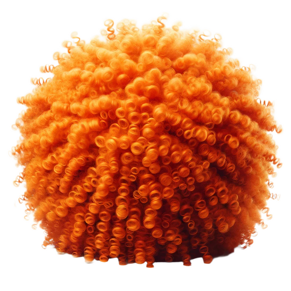 Br Costumes Jannik Sinner Inspired Wig Curly Afro Party Tennis Dress Up Orange Wigs Facial Hair