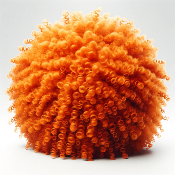 Br Costumes Jannik Sinner Inspired Wig Curly Afro Party Tennis Dress Up Orange Wigs Facial Hair