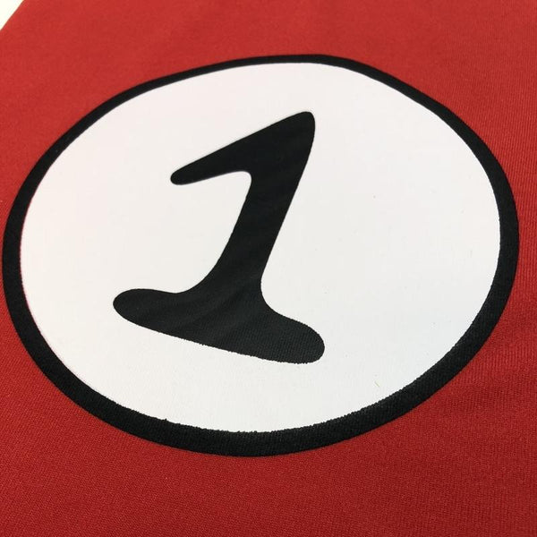 Br Costumes Dr. Seuss Adult Cat In The Hat Thing 1 Red Top Party Book Week Unisex Costumes