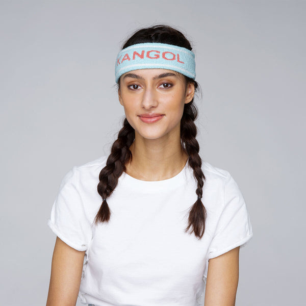 Kangol Bermuda Stripe Headband Blue Tint Headbands