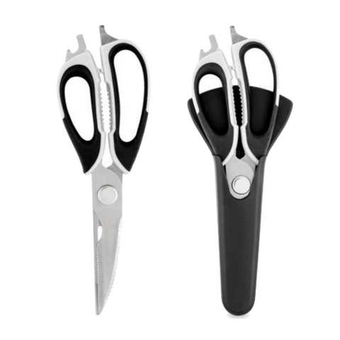Br Home 7 In 1 Multi Purpose Kitchen Super Scissors With Magnetic Case For Meat Nuts Scissors & Shears